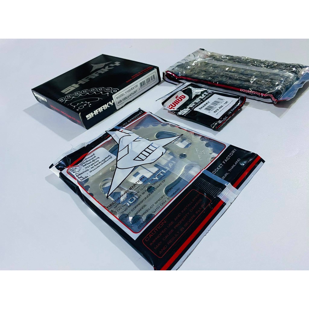 ชุดโซ่สเตอร์y100 rx100 ครบชุด    B4