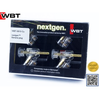 ของแท้จากตัวแทน WBT-0610 Cu nextgen Banana Plug NEW Version Pure Copper audio grade / ร้าน All Cable