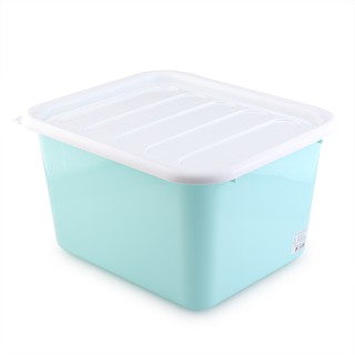 🔥HOT🔥 เบสิโค กล่องอเนกประสงค์ ขนาด 15 ล. รุ่น 1256 สีเขียว BESICO Storage Box No.1556 Capacity 15 L Green Color