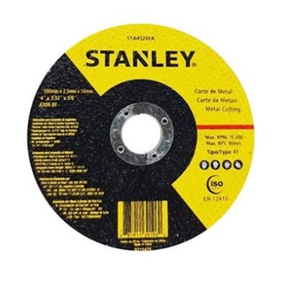 แผ่นเจียร์ STANLEY  (หนา 2.5มม) ขนาด 4 นิ้ว จำนวน 1ใบ