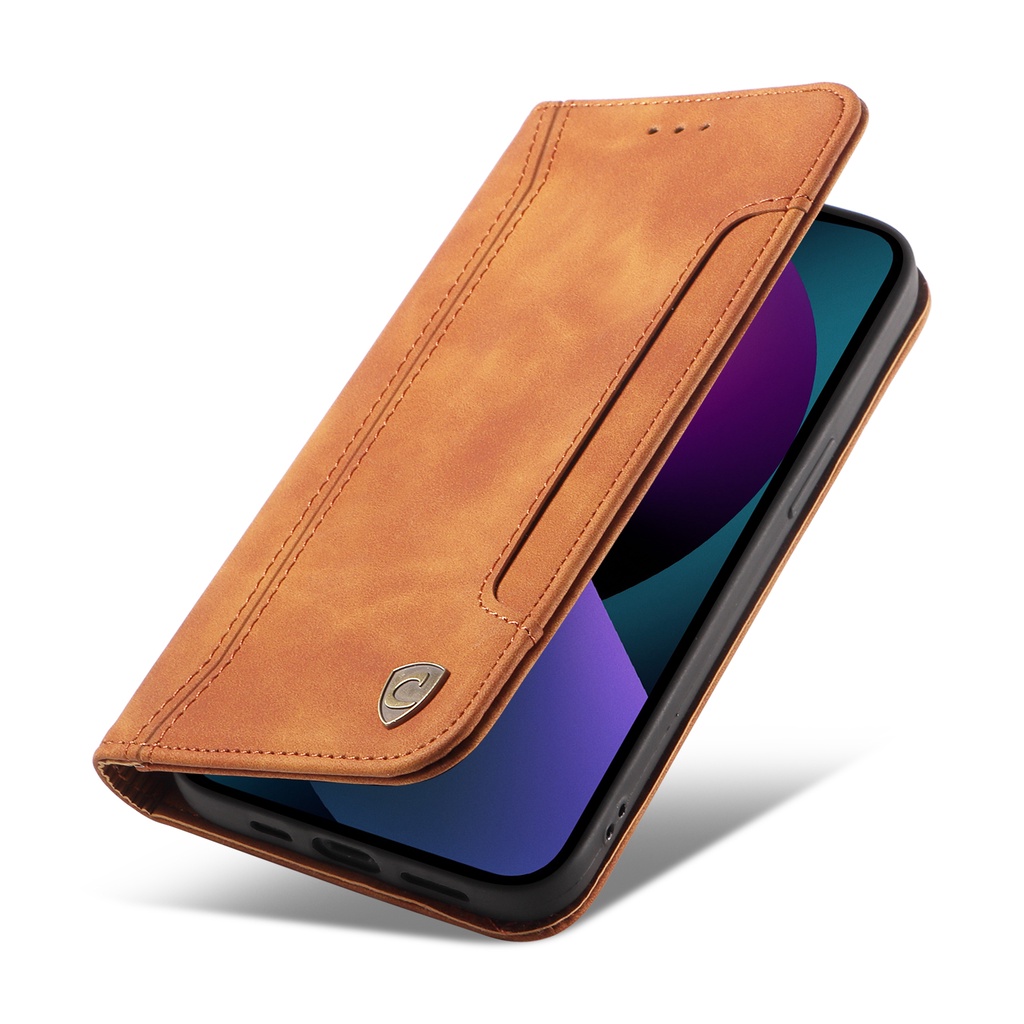 SAMSUNG A03 CORE SAMSUNG A12 SAMSUNG A31 CASEON FLIP WALLET CARD SLOT LEATHER CASE C001