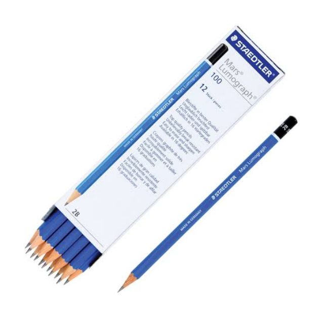 ดินสอแรเงา Staedtler Mars Lumograph (2B/3B/4B/5B/6B/EE)