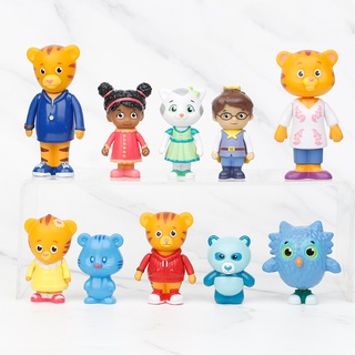 ตุ๊กตาฟิกเกอร์ Daniel Tigers Neighborhood Katerina Kittycat O the Owl Miss Elaina Prince Wednesday ของเล่นสําหรับเด็ก