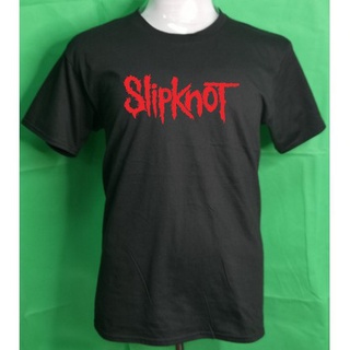 [100% Cotton] เสื้อยืดลําลอง ผ้าฝ้าย 100% แขนสั้น พิมพ์ลายวงร็อค Slipknot สีดํา พลัสไซซ์ XS-3XL ของขวัญวันเกิด สําหรับผู