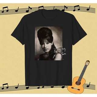 เสื้อยืด ผ้าฝ้าย 100% พิมพ์ลาย Ronnie Spector Singer-Signature 1943-2022 สําหรับคู่รักSize S-5XL