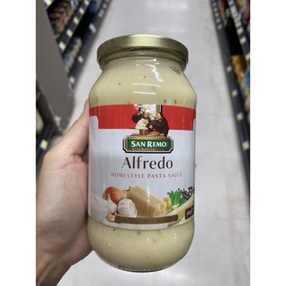 ผลิตภัณฑ์สำหรับ ราดพาสต้า ตรา ซัน เรโม่ 480 G. Alfredo Homestyle Pasta Sauce Carbonara ( Sanremo Brand ) อัลเฟรโด โฮมสไตส์ พาสต้า ซอส