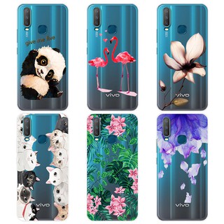 เคส VIVO Y15 2020 Y17 แฟชั่น Soft Cover TPU Case เคสซิลิโคน VIVO Y17