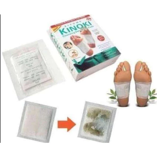 iremax mall Kinoki Detox Foot Pad แผ่นแปะเท้าดูดสารพิษ 10 กล่อง