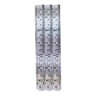 ไม้บรรทัดฟุตเหล็ก 6 นิ้ว แพ็ค 6 อัน Steel feet ruler 6 inches, pack of 6