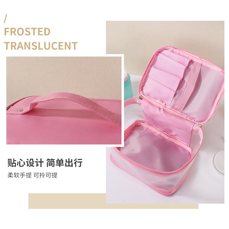 MINOSHOP กระเป๋าเครื่องสำอาง กันน้ำได้ ราคา ถูกที่สุด ดีลบีเคเค แกลเลอรีภาพที่ 7