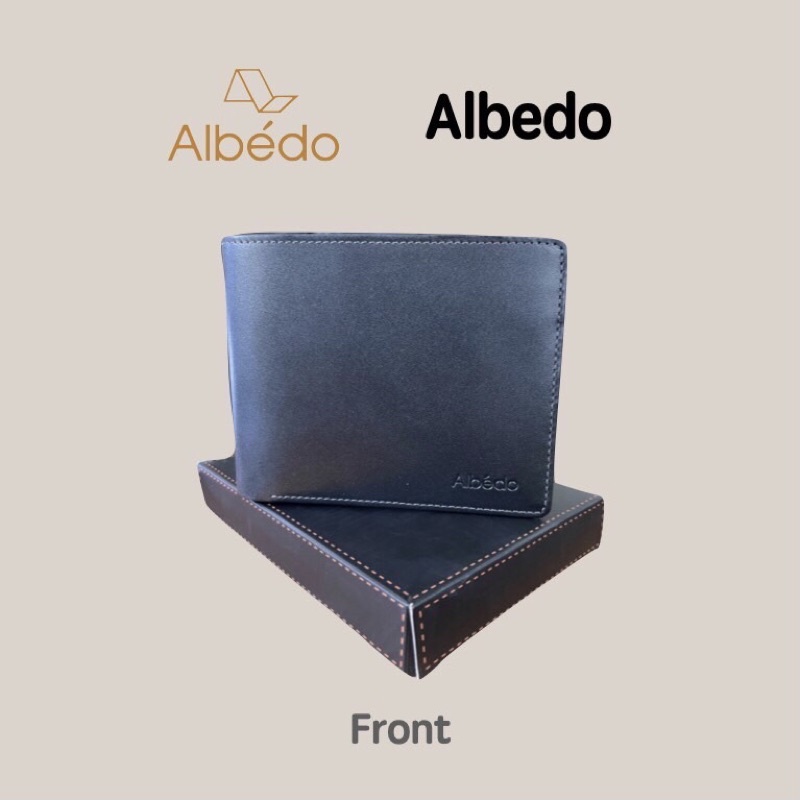 กระเป๋าสตางค์หนังแท้ Albedo 8 cards wallet
