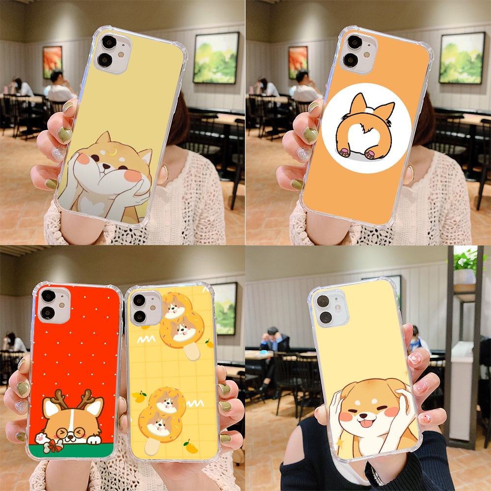 Y-85 น่ารัก Shiba Inu ซิลิโคน TPU สําหรับ LG K22 K52 K40 K42 K9 K50 K50S K62 Q52 K40S K11 Q60 K12 Pl