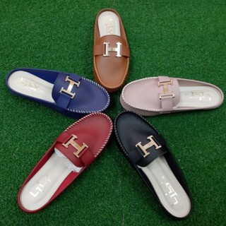 Size 36-45 รองเท้าคัทชู ตัว H เปิดส้น Lily Shoes  [โค้ด SEUSE122 ลด 20%]