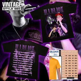 T-shirt  เสื้อยืด ILLSLICK ยอดฮิต 🔥🔥🔥🔥🔥 สกีนหน้า-หลังS-5XL