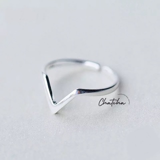 แหวน เงินแท้ Chatcha รุ่น CC02