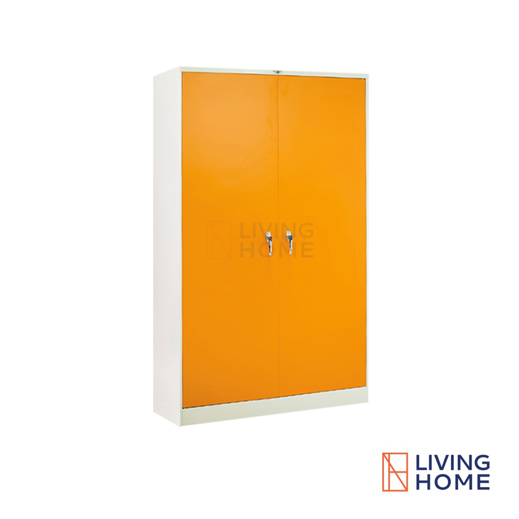 ตู้เอกสารเหล็ก 2 บานเปิด มือจับเขาควาย (พรีออเดอร์7วัน)  | Livinghome office - รูปที่ 3