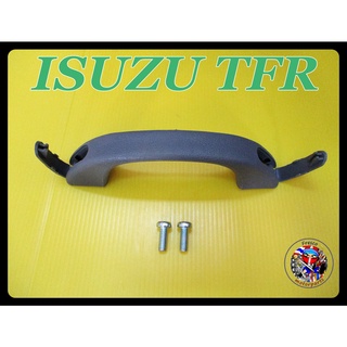 มือโหนในเก๋ง มือโหนหลังคา มือโหน ( สีเทาเข้ม ) ตัวสั้น  -  Isuzu TFR KB Rodeo Amigo Vauxhall Brava Roof Grab Handle Bar