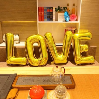 ลูกโป่ง LOVE (สีทอง) ขนาด 40 นิ้ว ใหญ่มากกกกกก