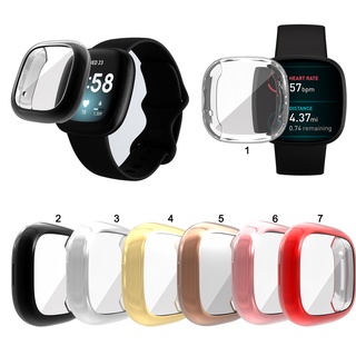 เคส Tpu ทรงสลิมสําหรับ Fitbit Versa 3 Sense