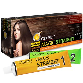 ครูเซ็ท ครีมยืดผม เมจิค สเตรท 60 มล. Cruset Magic Straight Hair Straightening Cream 60 ml.