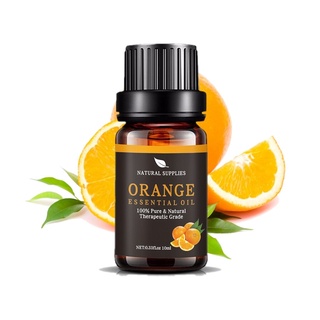 100% Orange Essential oil ขนาด 10 ml. น้ำมันหอมระเหย ส้ม บริสุทธิ์