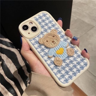 สอบถามก่อนกดสั่ง เคสหมี เคสโทรศัพท์ เคสพร้อมส่ง เคสลายหมี หมีน้ำตาล เคสปัก ไหมพรม ตาราง เคสนูน เคสสีฟ้า