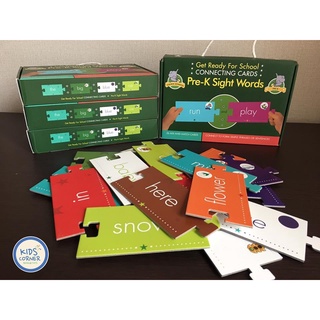 การ์ดเรียนรู้ Get Ready for School: Connecting Cards