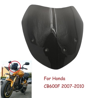 CB600F 07-10 Motorcycle ABS Windshield WindScreen Front Visor Shield for Honda Hornet 600 CB 600F 2007 2008 2009 2010