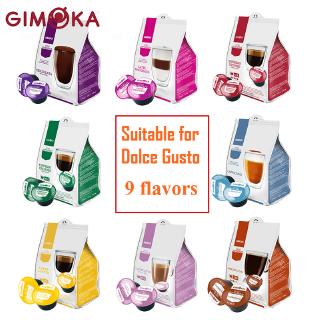 9 Flavors Italian GIMOKA Coffee Capsules แคปซูลกาแฟ อิตาลี เหมาะสำหรับเครื่องชงกาแฟ Dolce Gusto กาแฟ