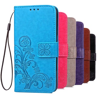 เคสโทรศัพท์มือถือหนัง TPU ฝาพับ กันกระแทก พร้อมช่องใส่บัตร และสายคล้อง สําหรับ Infinix smart6 Hot11 Hot11s TECNO Spark 5 Pro Spark6 Go POP 4 Pro pop2f POP3
