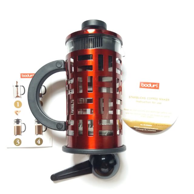แก้ว Bodum Starbucks  ชั้น2 แท้ 355 ml. Bodum Eileen coffee Maker 0.35l/12oz. S/S