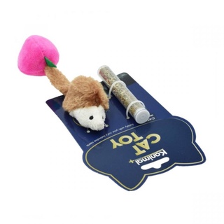 Kanimal แคนนิมอล หนูหางกลม ของเล่นสำหรับแมว 19.5 x 4.5 cm