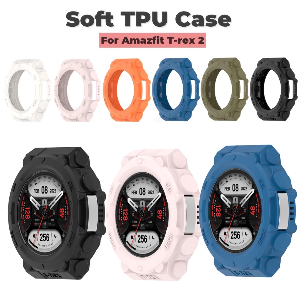 เคสซิลิโคน TPU ป้องกันรอย สําหรับ Huami Amazfit T-Rex 2