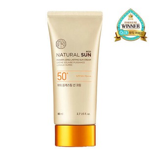 The FACE SHOP Natural Sun Eco Power ครีมกันแดดติดทนนาน 80 มล. SPF50 + / PA +++