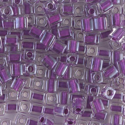 Square 4mm # 243 ลูกปัดแก้ว Miyuki Beads ทรงสี่เหลี่ยม เม็ดบีด