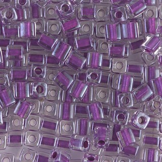 เม็ดบีด ลูกปัดแก้ทรงสี่เหลี่ยม  Square Beads 4mm # 243