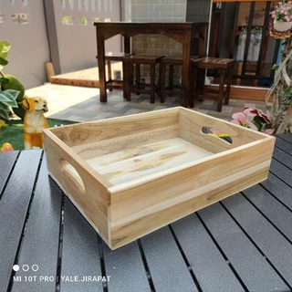ถาดไม้​ ขนาด30​ x​ 40​ x​ 10​