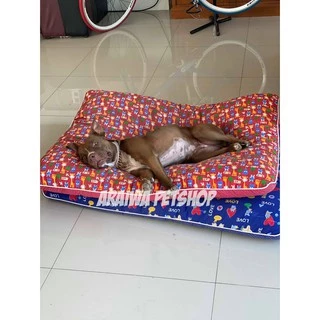 มีลายเข้าใหม่แพรใหญ่ รับน้ำหนักได้ถึง50KG+ ที่นอนหมา ที่นอนเเมว ที่นอนสุนัข ที่นอนสัตว์เลี้ยง วัสดุใยสังเคราะห์พรีเมี่ยม