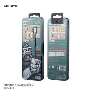 SY wk wdc-114 King Kong pro charger สายชาร์จ ชาร์จเร็ว สายสปริง fast charging 3A สินค้าพร้อมส่ง ของแท้100%