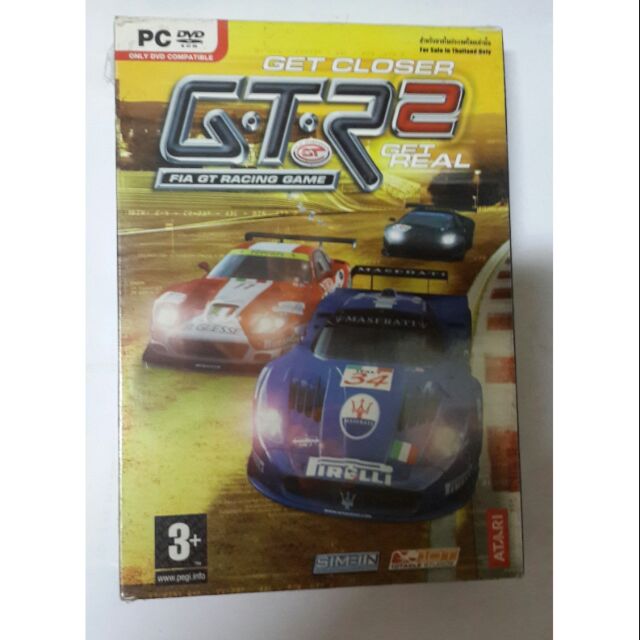 แผ่นเกมส์​คอม​พิวเตอร์​ PC​ GTR2 เกมรถแข่ง​ แผ่นแท้มือ1