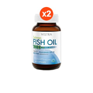 VISTRA Salmon Fish Oil (45 Tablets/ขวด) (แพ็คคู่) 65.66 g