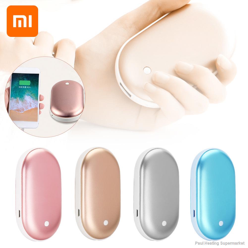 Mini Hand Warmer Winter Portable USB Rechargeable Pocket Hand Warmer Mobile Power Quick Heating