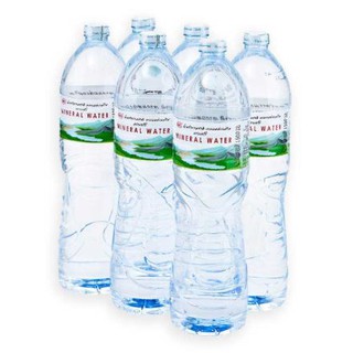 เอโร่ น้ำแร่ธรรมชาติ น้ำดื่ม ขนาด 1500ml ยกแพ็ค 6ขวด ARO MINERAL DRINKING WATER 1.5L