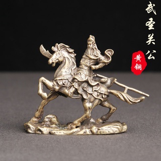 Do Old Brass Horse Guan Yu ชาอัตโนมัติสีบรอนซ์สําหรับตกแต่งบ้าน