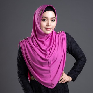 Hijab ผ้าคลุมผมแบบสำเร็จ สวมง่าย ใส่สบายสุด