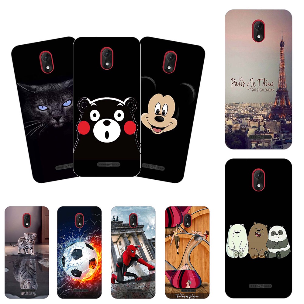 Soft Phone Case For Wiko jerry 2 3 4 Jerry2 Jerry3 jerry4 Cover Cartoon Patterned Casing