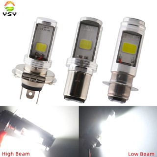 ไฟหน้ารถจักรยานยนต์ LED H4 BA20D H6 P15D COB 12V 12W 900LM 1 ชิ้น