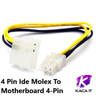 สายแปลง Power IDE ไปเป็น ไฟเลี้ยง CPU แบบ 4Pin ( 4 Pin Ide Molex To Motherboard 4-Pin P4 CPU Power Adapter Cable )