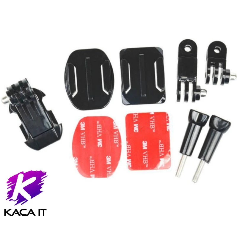 ชุดอุปกรณ์ ต่อกับหมวกกันน็อค OSMO Action / GoPro 8 7 / GoPro Max Helmet Motorcycle Adjustment Base Mount thumbnail 3