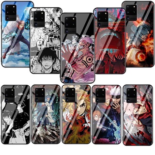 เคสโทรศัพท์ซิลิโคน TPU แบบนิ่ม ลาย SL118 อนิเมะ Jujutsu Kaisen สําหรับ Samsung Galaxy S22+ 5G S22 S20 FE S20 Lite S21 FE S21 Ultra